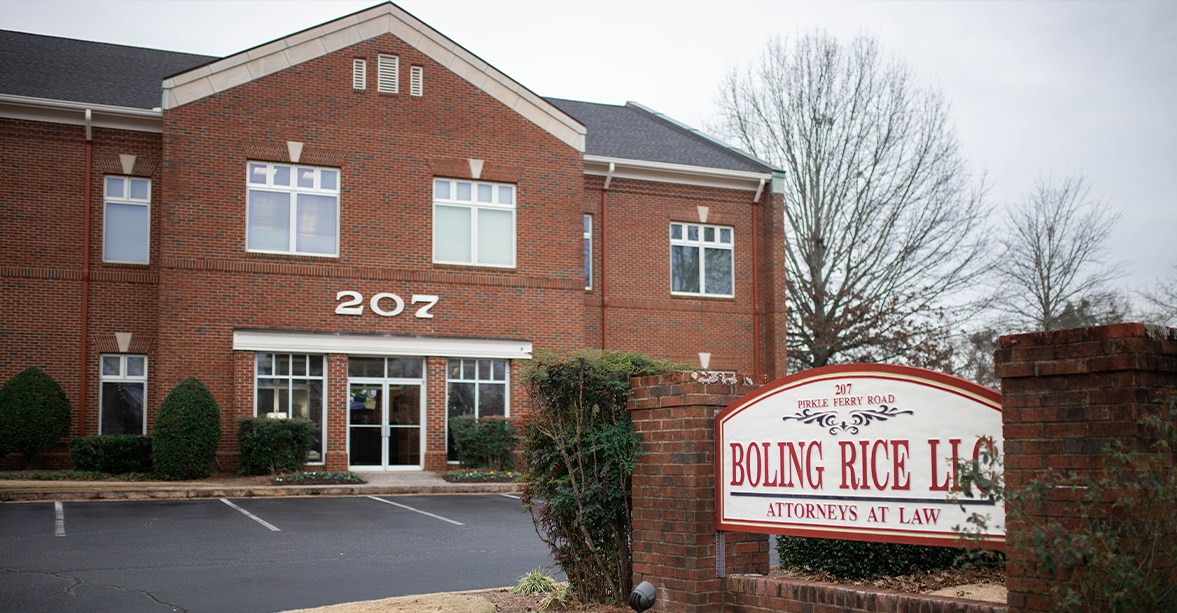 Building Of 207 Pirkle Ferry Road | Boling Rice LLC | Attorneys At Law